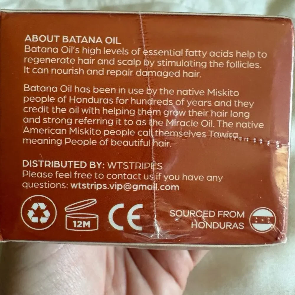 Batana Oil 120ml 4.23oz 100% Raw & Unrefined Hair Growth Scalp Care